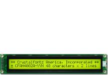 Yellow 40x2 Character Standard LCD CFAH4002A-YYH-JT Yellow 40x2 Character Standard LCD CFAH4002A-YYH-JT