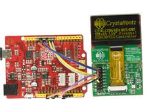 1.54&quot; Graphic Yellow Monochrome OLED Development Kit CFAL12864D1-0154MY-E1-2