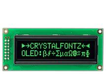 16x2 Green Sunlight Readable Character OLED CFAL1602C-GT 16x2 Green Sunlight Readable Character OLED CFAL1602C-GT