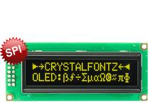 SPI 16x2 Yellow Character OLED CFAL1602C-PY