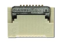 8 Position, 0.5.mm Pitch, Gold, FCC FPC ZIF connector CS050Z08G-A0 8 Position, 0.5.mm Pitch, Gold, FCC FPC ZIF connector CS050Z08G-A0