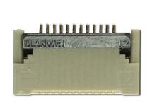 12 Position, 0.5mm Pitch, Gold, FPC FCC ZIF Connector CS050Z12G-A0 12 Position, 0.5mm Pitch, Gold, FPC FCC ZIF Connector CS050Z12G-A0