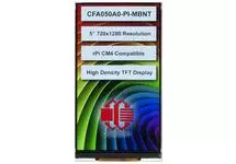 5-inch 720x1280 Compute Module TFT CFA050A0-PI-MBNT 5-inch 720x1280 Compute Module TFT CFA050A0-PI-MBNT