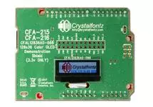128x36 Full Color OLED with carrier board. CFA215 128x36 Full Color OLED with carrier board. CFA215