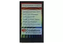 240x400 Capacitive Touchscreen EVE TFT Display CFA240400E1-030TC 240x400 Capacitive Touchscreen EVE TFT Display CFA240400E1-030TC