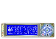 Blue 20x4 Character RS232 LCD CFA635-TML-KS