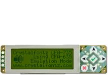 20x4 Character RS232 LCD Module CFA735-YYK-KT
