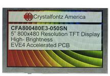 800x480 5&quot; EVE TFT Display CFA800480E3-050SN