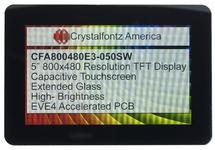 800x480 5 Inch EVE Touchscreen TFT Display CFA800480E3-050SW