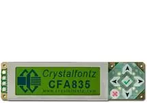 Yellow-Green 244x68 Graphic Display Module CFA835-YYK Yellow-Green 244x68 Graphic Display Module CFA835-YYK