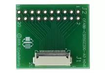 20-Position ZIF Breakout Board CFABB-CS050Z20G-A0 20-Position ZIF Breakout Board CFABB-CS050Z20G-A0