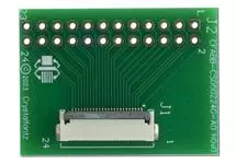 24-Position ZIF Breakout Board CFABB-CS050Z24G-A0 24-Position ZIF Breakout Board CFABB-CS050Z24G-A0