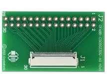 30-Position ZIF Breakout Board CFABB-CS050Z30G-A0 30-Position ZIF Breakout Board CFABB-CS050Z30G-A0