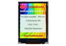 2.4&quot; Sunlight Readable EVE TFT Display CFAF240320A0-024SN-A1-1