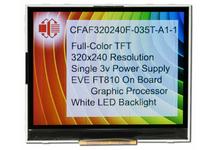 320x240 TFT with EVE Accelerator CFAF320240F-035T-A1-1