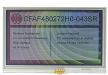 480x272 Resistive Touchscreen TFT Display CFAF480272H0-043SR