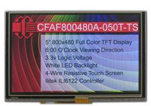 5" 800x480 Touch Screen Color TFT CFAF800480A-050T-TS