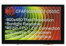 800x480 5 Inch Full-Color TFT CFAF800480E1-050SC 800x480 5 Inch Full-Color TFT CFAF800480E1-050SC