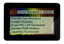 800x480 5&quot; IPS TFT Display CFAF800480E2-050SC