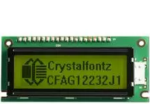 122x32 Graphic LCD Display (3.3V) CFAG12232J1-YYH-TJ 122x32 Graphic LCD Display (3.3V) CFAG12232J1-YYH-TJ