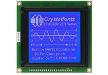 128x128 White on Blue Graphic LCD CFAG128128I1-TMI-VZ