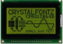 Green 128x64 2.4 inch Graphic LCD CFAG12864B-YYH-V Green 128x64 2.4 inch Graphic LCD CFAG12864B-YYH-V