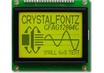 128x64 Sunlight Readable Graphic LCD CFAG12864C-YYH-TN