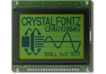 Black on Green 128x64 Graphic LCD CFAG12864G-YYH-TY Black on Green 128x64 Graphic LCD CFAG12864G-YYH-TY