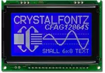 Blue 128x64 2.4 inch Graphic LCD CFAG12864S-TMI-VT Blue 128x64 2.4 inch Graphic LCD CFAG12864S-TMI-VT