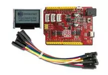 Small Backlit Monochrome LCD Dev Kit CFAG12864T3-TFH-E1-2 Small Backlit Monochrome LCD Dev Kit CFAG12864T3-TFH-E1-2