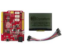 Low Power Monochrome LCD Dev Kit CFAG12864U3-NFH-E1-2