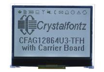 128x64 Monochrome Transflective Backlit LCD Module CFAG12864U3-TFH-E1-1