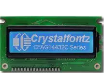 Blue 144x32 Serial Graphic LCD CFAG14432C-TMI-TT Blue 144x32 Serial Graphic LCD CFAG14432C-TMI-TT