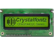 Green Sunlight Readable 144x32 Graphic LCD CFAG14432C-YYH-TT