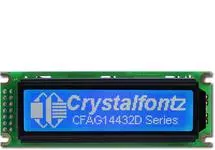 Blue on white 144x32 Graphic LCD CFAG14432D-TMI-TT Blue on white 144x32 Graphic LCD CFAG14432D-TMI-TT