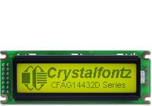 Yellow Sunlight Readable 144x32 Graphic LCD CFAG14432D-YYH-TT Yellow Sunlight Readable 144x32 Graphic LCD CFAG14432D-YYH-TT