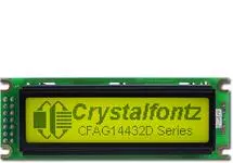 Yellow Sunlight Readable 144x32 Graphic LCD CFAG14432D-YYH-TT Yellow Sunlight Readable 144x32 Graphic LCD CFAG14432D-YYH-TT