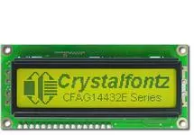 Yellow-Green Transflective 144x32 Graphic LCD CFAG14432E-YYH-TT Yellow-Green Transflective 144x32 Graphic LCD CFAG14432E-YYH-TT