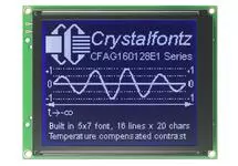 White on Dark Blue 160x128 Graphic LCD CFAG160128E1-STI-TZ White on Dark Blue 160x128 Graphic LCD CFAG160128E1-STI-TZ