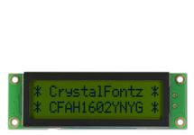 16x2 Yellow-Green Character LCD CFAH1602Y-NYG-ET