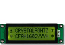 Yellow-Green 16x2 Character LCD CFAH1602Y-YYH-ET
