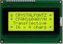 Black on Yellow 16x4 Character LCD CFAH1604A-YYH-JT