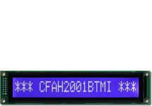 Standard 20x1 Character LCD CFAH2001B-TMI-ET