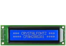 20x2 Character LCD White on Blue CFAH2002A1-TMI-JT