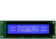 20x2 Character LCD White on Blue CFAH2002A-TMI-JT 20x2 Character LCD White on Blue CFAH2002A-TMI-JT