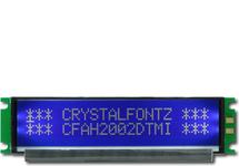 White on Blue 20x2 Character LCD CFAH2002D-TMI-ET