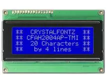 20x4 SPI Character LCD Module CFAH2004AP-TMI-EW