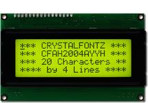 Transflective 20x4 Character Display CFAH2004A-YYH-JT