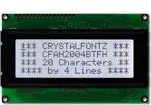 Black on Gray 20x4 Character LCD CFAH2004B-TFH-ET