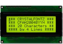 Small Yellow-Green 20x4 Character Module CFAH2004B-YYH-ET
